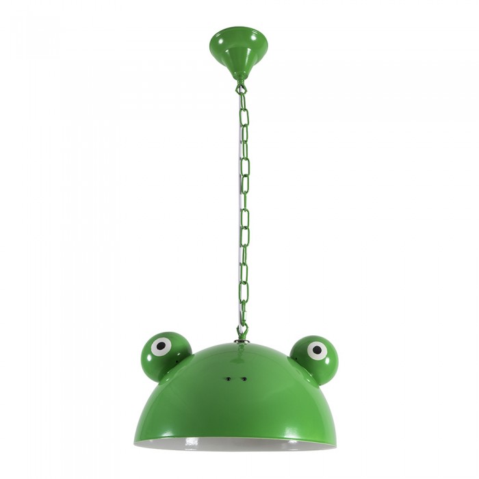 Παιδικό φωτιστικό οροφής πράσινος βάτραχος