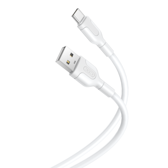 Καλώδιο Φόρτισης USB TypeA Σε Type C 2.1A 1m Λευκό NB212 XO 