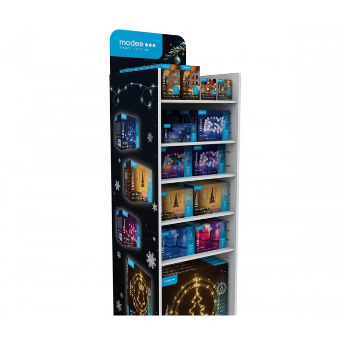 MODEE Stand Προβολής για Χριστουγεννιάτικα Φωτάκια LED (140x39x39cm) Άδειο