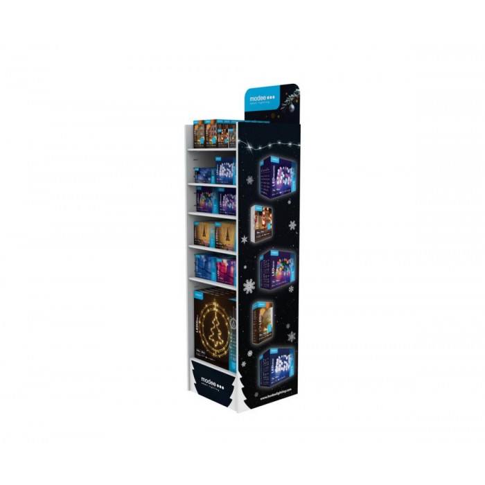 MODEE Stand Προβολής για Χριστουγεννιάτικα Φωτάκια LED (140x39x39cm) Άδειο