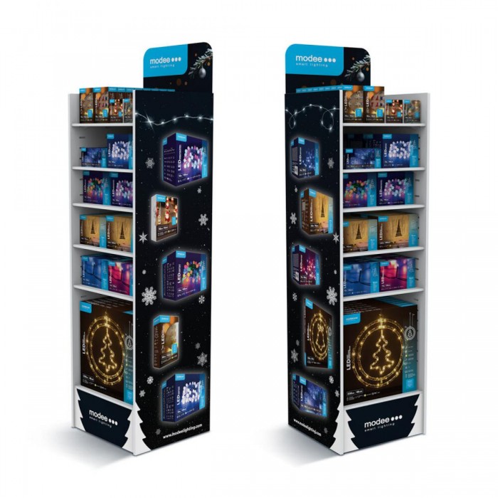 MODEE Stand Προβολής για Χριστουγεννιάτικα Φωτάκια LED (140x39x39cm) Άδειο