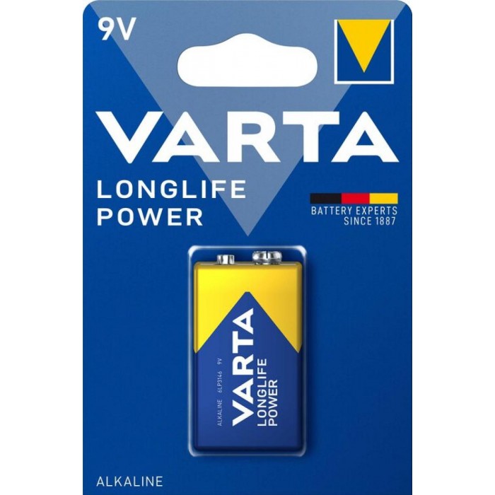 Varta Longlife Power 6LR61 9V (1τμχ) Varta Longlife Power 6LR61 9V (1τμχ)