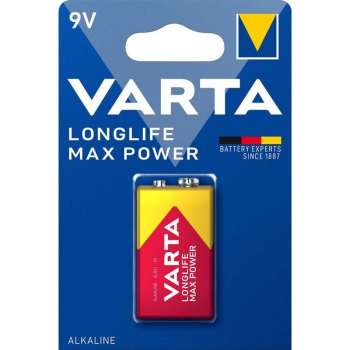 Varta Longlife Max 9V  6LR61 (1τμχ)