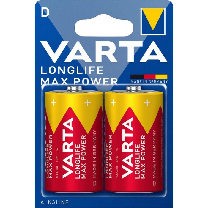 Varta Longlife Max LR20 D (2τμχ) Varta Longlife Max LR20 D (2τμχ)