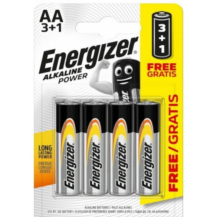 Energizer Power Αλκαλική AA (4τμχ) Energizer Power Αλκαλική AA (4τμχ)