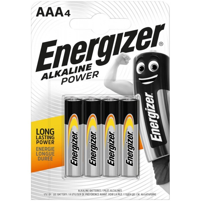 Energizer Power Αλκαλική AAA (4τμχ) Energizer Power Αλκαλική AAA (4τμχ)