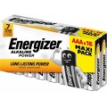 Energizer Power Αλκαλική Mignon Μπαταρία AAA S16 (16τμχ)