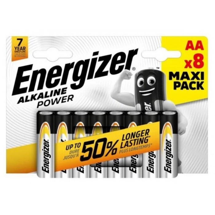 Energizer Power Αλκαλική Mignon Battery AA B8 Energizer Power Αλκαλική Mignon Battery AA B8