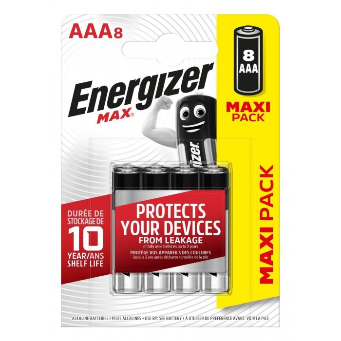 Energizer Max Alkaline Μπαταρία AAΑ (8 τμχ)