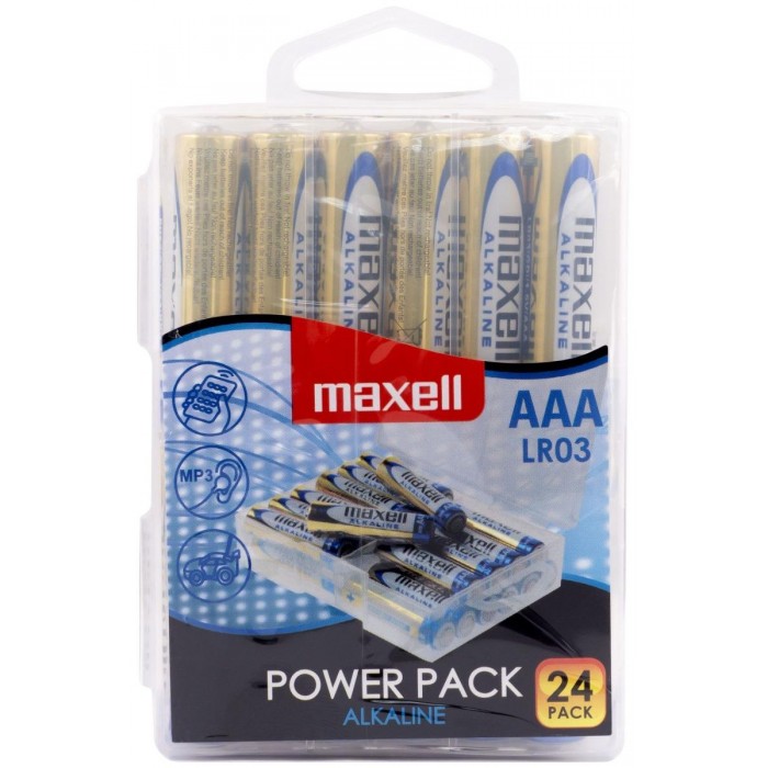 MAXELL Αλκαλικές LR03 Μπαταρία AAA (24 τμχ) MAXELL Αλκαλικές LR03 Μπαταρία AAA (24 τμχ)