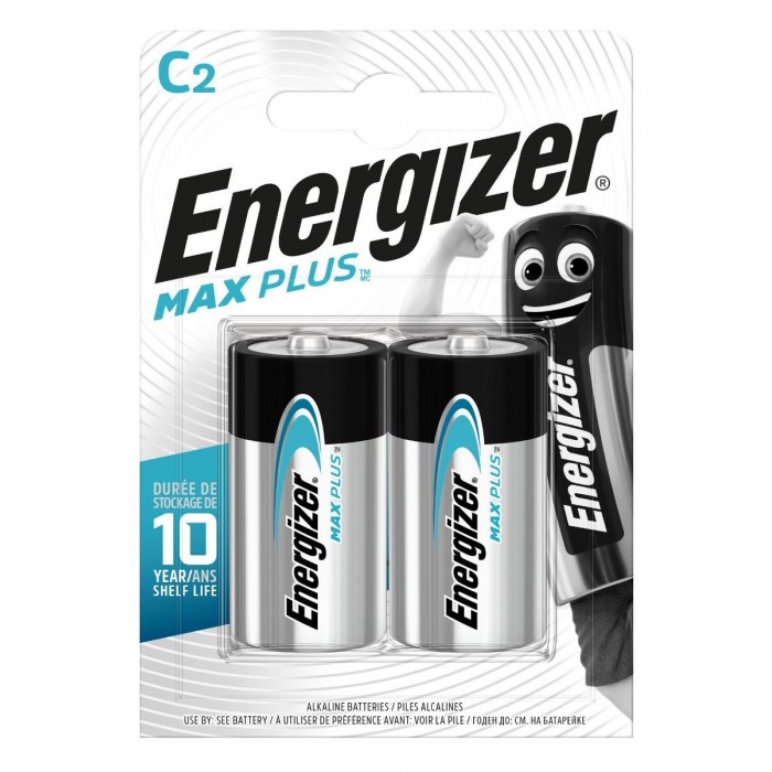 Energizer Max Plus Alkaline Μπαταρία C (2 τμχ)