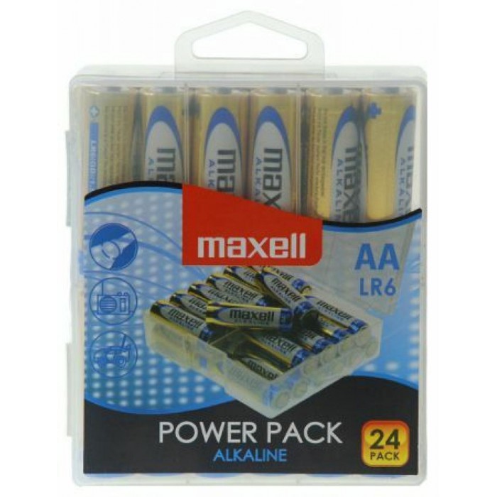 MAXELL Alkaline Μπαταρία LR6 AA (24 τμχ) MAXELL Alkaline Μπαταρία LR6 AA (24 τμχ)