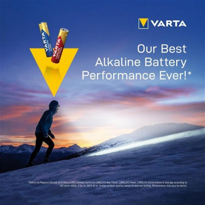 Μπαταρία Varta Longlife Max Power Αλκαλική Mignon AAA B5+3 Μπαταρία Varta Longlife Max Power Αλκαλική Mignon AAA B5+3