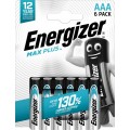 Energizer Max Plus Αλκαλική Μπαταρία AAA 6 Τεμαχίων