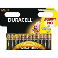 Duracell BASIC AAA 12OBX, Αλκαλικές μπαταρίες 12 τεμάχια