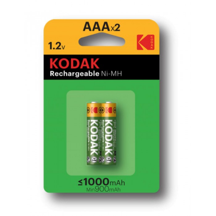 Kodak Επαναφορτιζόμενη ΗR03 AAA 1000mAh (2τμχ) Kodak Επαναφορτιζόμενη ΗR03 AAA 1000mAh (2τμχ)
