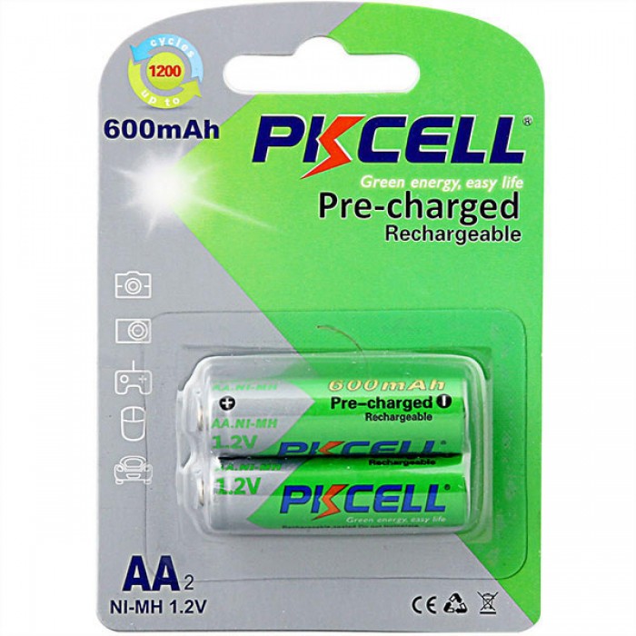 Pkcell Επαναφορτιζόμενη RTU AA 600-2B (2τμχ) Pkcell Επαναφορτιζόμενη RTU AA 600-2B (2τμχ)