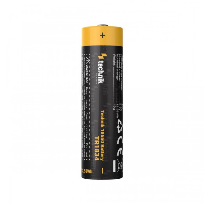 Technik Επανφορτιζόμενη Μπαταρία 18650 TR1834 3400mAh 3.7V B1 Technik Επανφορτιζόμενη Μπαταρία 18650 TR1834 3400mAh 3.7V B1