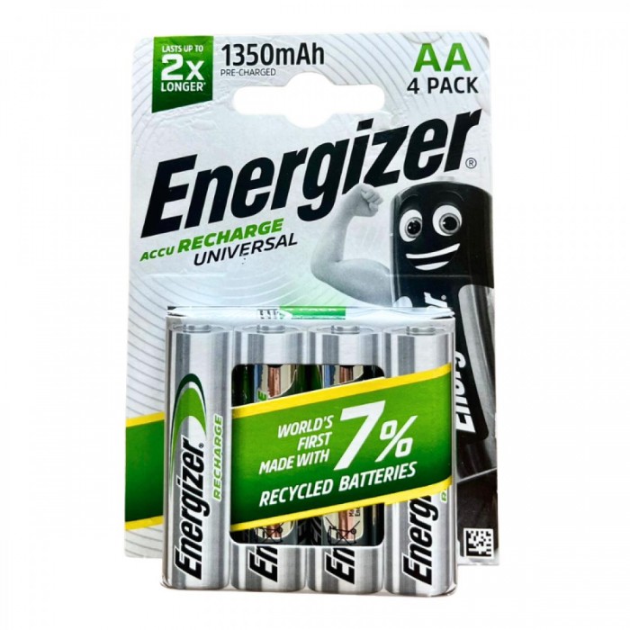 Energizer Επαναφορτιζόμενες Μπαταρίες AA/R6 1350mAh/4BP Energizer Επαναφορτιζόμενες Μπαταρίες AA/R6 1350mAh/4BP