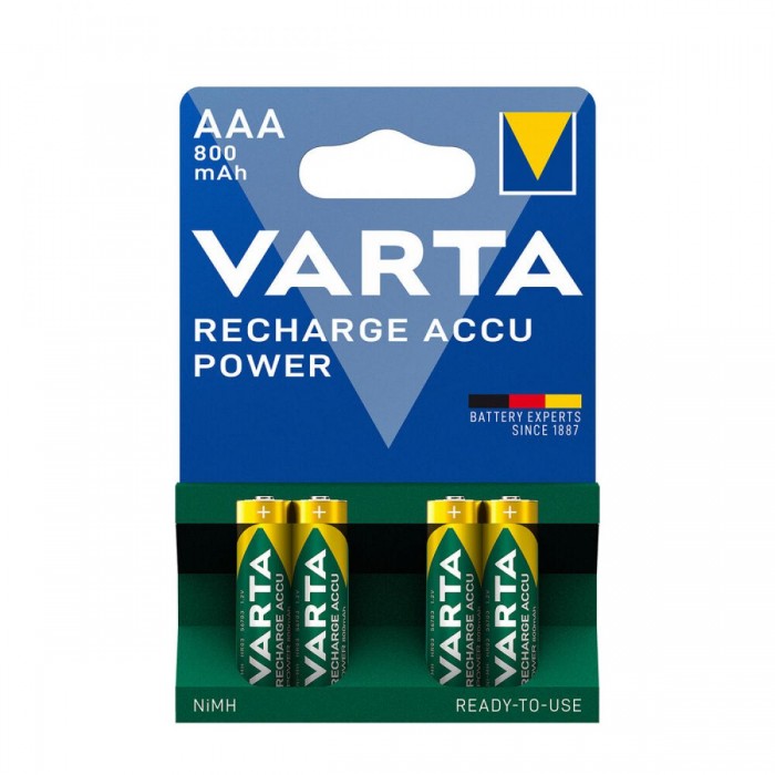 VARTA Επαναφορτιζόμενη Μπαταρία Power R2U 800mAh AAA B4 VARTA Επαναφορτιζόμενη Μπαταρία Power R2U 800mAh AAA B4