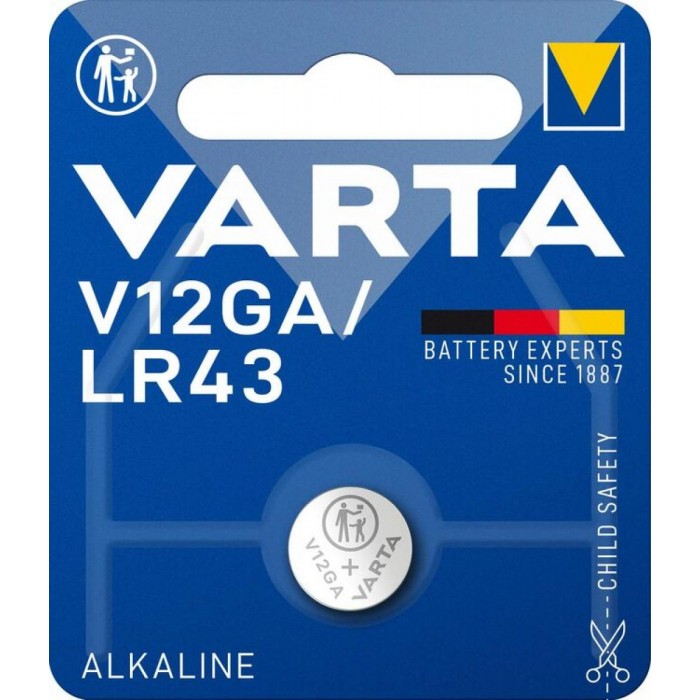 Varta LR43 V12 GA (1τμχ) Varta LR43 V12 GA (1τμχ)