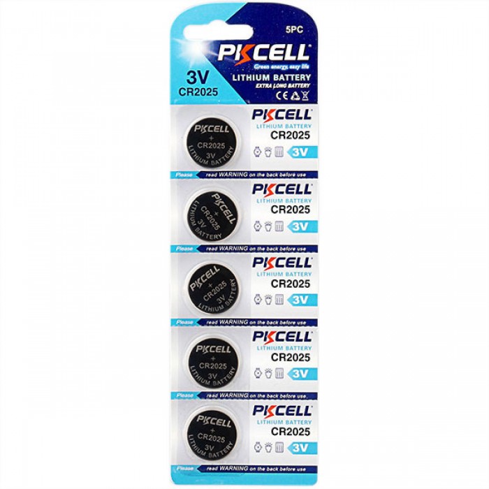Pkcell Κουμπί Λιθίου CR2025 (5τμχ) Pkcell Κουμπί Λιθίου CR2025 (5τμχ)
