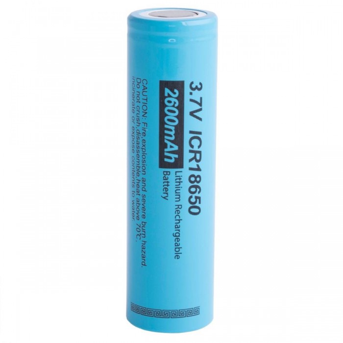 Pkcell Μπαταρία Flat Top (Επίπεδης Κορυφής) ICR18650 3.7V 2600mAh