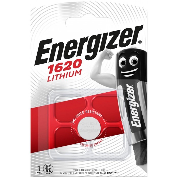 Energizer Κουμπί Λιθίου CR1620 Energizer Κουμπί Λιθίου CR1620