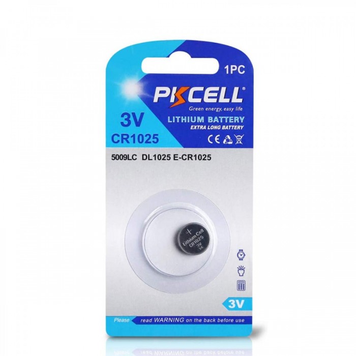 Pkcell Κουμπί Λιθίου CR1025-1B (1τμχ) Pkcell Κουμπί Λιθίου CR1025-1B (1τμχ)
