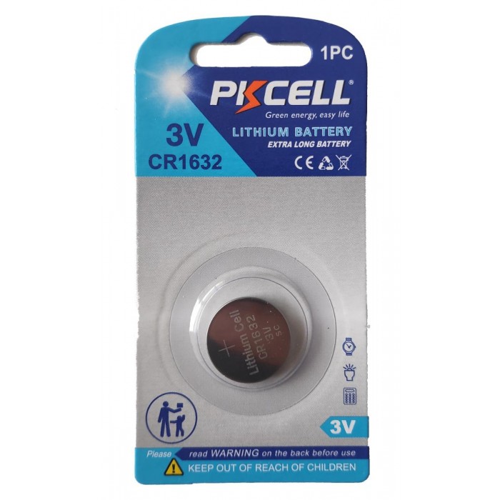 Pkcell Κουμπί Λιθίου CR1632-1B (1τμχ) Pkcell Κουμπί Λιθίου CR1632-1B (1τμχ)