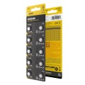 Technik Αλκαλικές Μπαταρίες Κουμπιά Platinum AG11 / LR58 / 162 / 362 1.5V B10