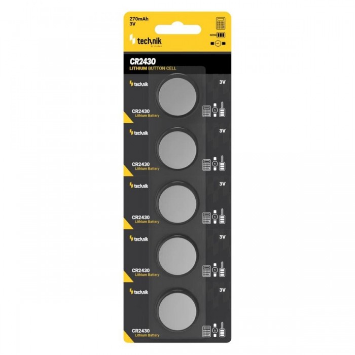 Technik Μπαταρίες Κουμπιά Λιθίου Platinum CR2430 (3V) B5 Technik Μπαταρίες Κουμπιά Λιθίου Platinum CR2430 (3V) B5