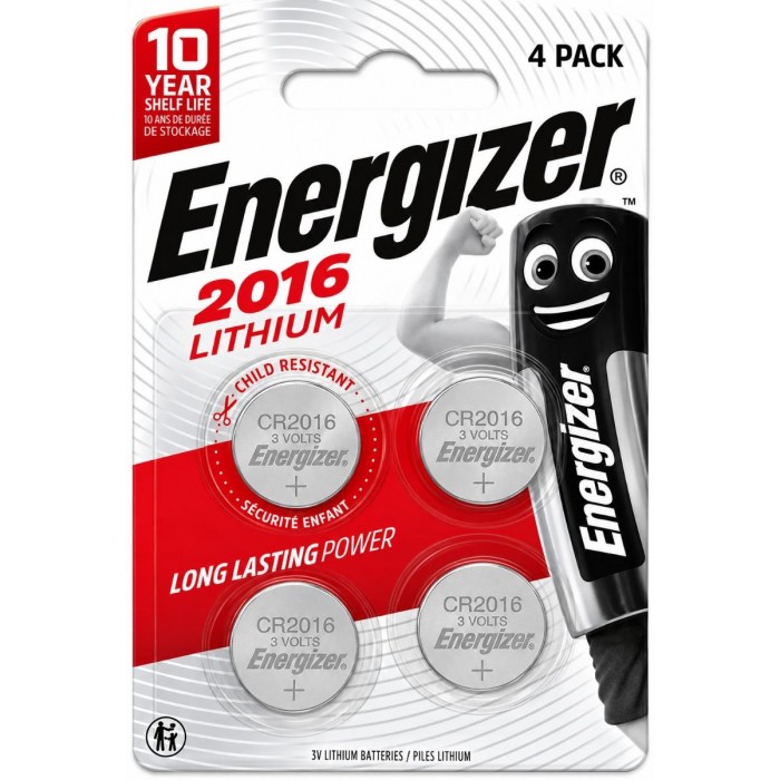 Energizer Lithium Battery CR2016/4BP