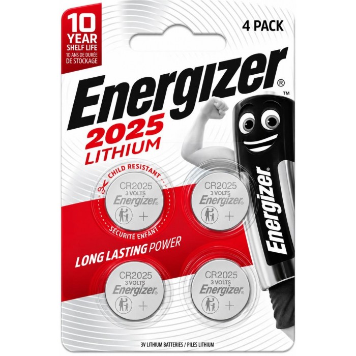Energizer Μπαταρία Λιθίου CR2025/4BP