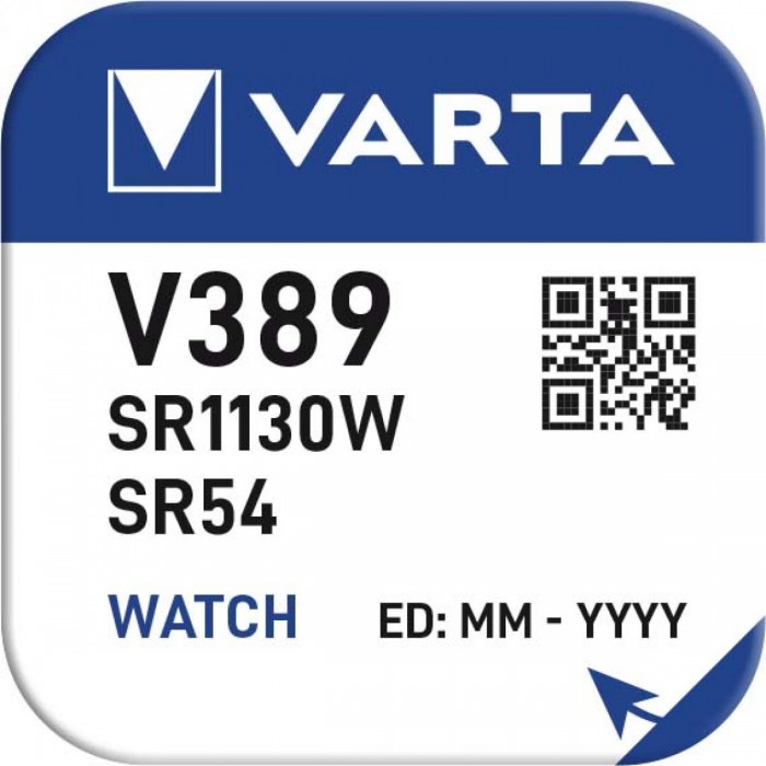 Varta Ρολογιού V389 (1τμχ) Varta Ρολογιού V389 (1τμχ)