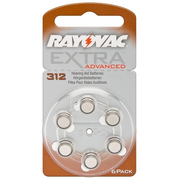 Rayovac Extra Advanced Βαρηκοΐας 312 (6τμχ) Rayovac Extra Advanced Βαρηκοΐας 312 (6τμχ)