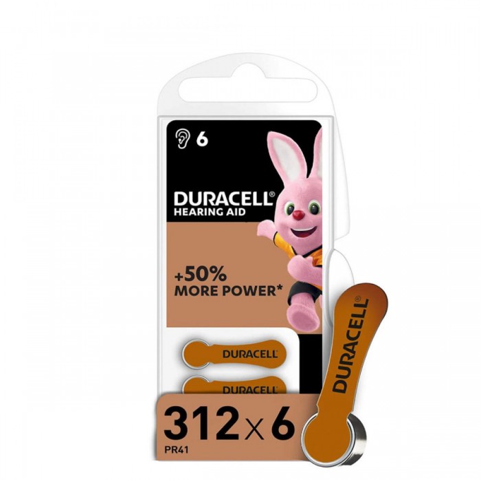 Duracell Activair Βαρηκοΐας DA312 (6τμχ) Duracell Activair Βαρηκοΐας DA312 (6τμχ)
