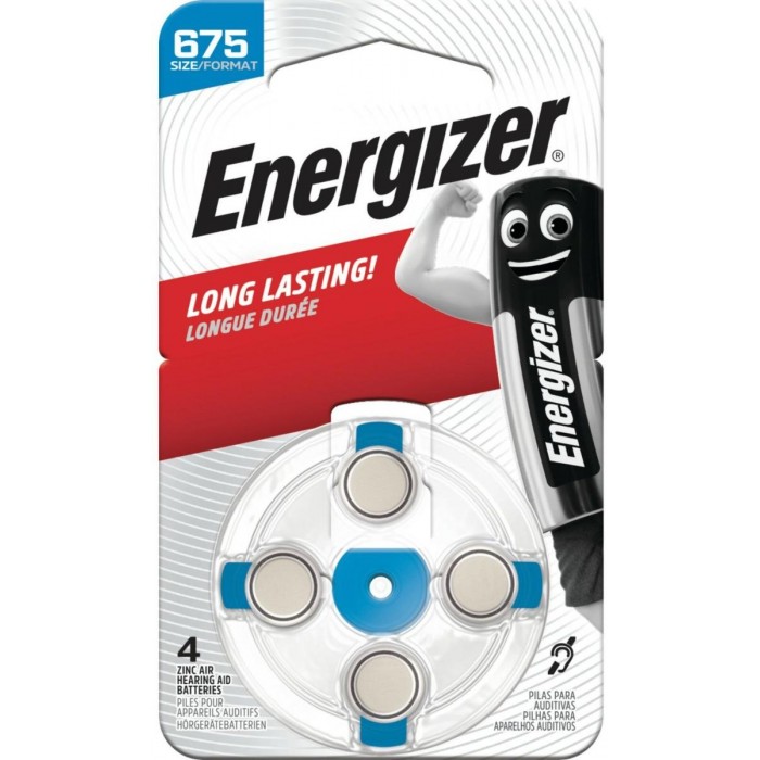 ENERGIZER Μπαταρίες Βαρηκοΐας Zinc Air PR675/4BP ENERGIZER Μπαταρίες Βαρηκοΐας Zinc Air PR675/4BP