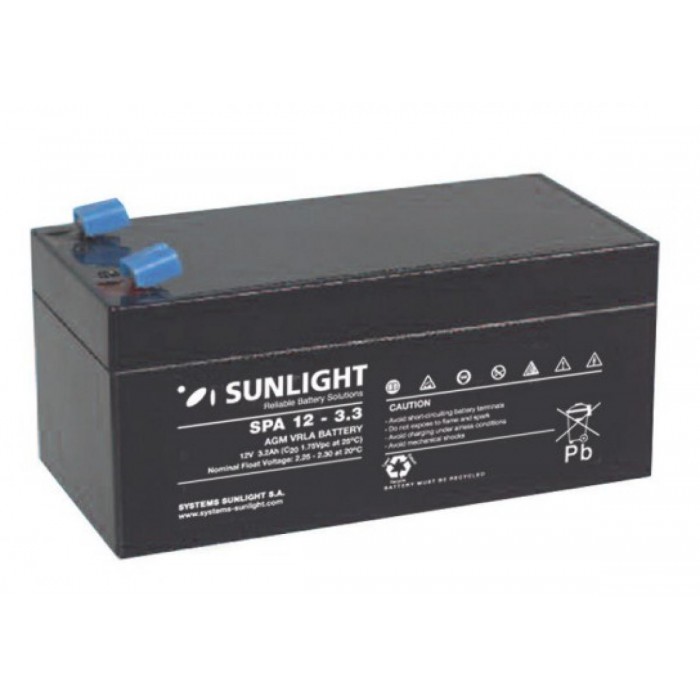 Sunlight Μολύβδου 12V 3.3A Alarm Sunlight Μολύβδου 12V 3.3A Alarm