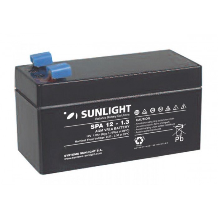 Sunlight Μολύβδου 12V 1.3A Sunlight Μολύβδου 12V 1.3A