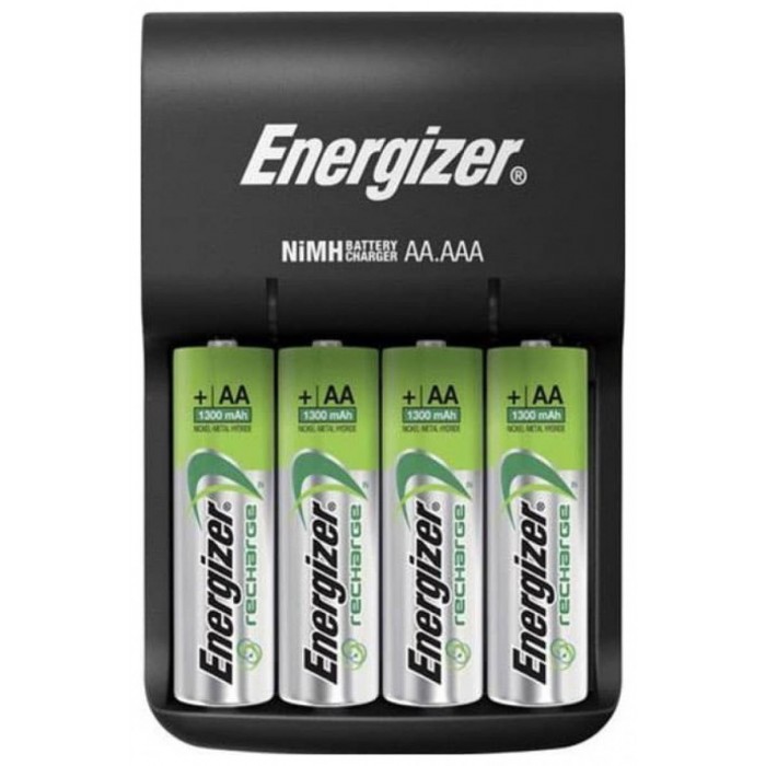 Energizer Base Φορτιστής Μπαταριών Ni-MH με 4 x R6/AA Μπαταρίες 1300 mAh Energizer Base Φορτιστής Μπαταριών Ni-MH με 4 x R6/AA Μπαταρίες 1300 mAh