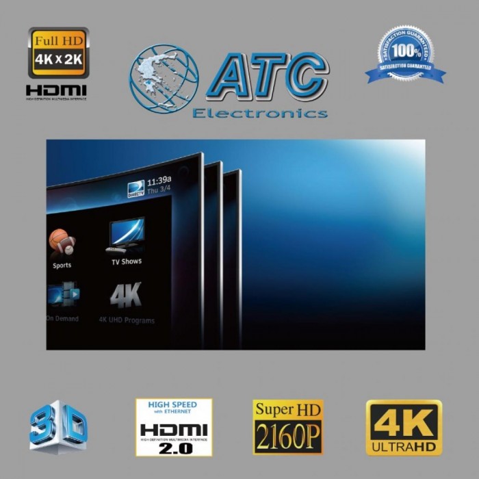 ATC Cable HDMI 2.0V Premium 5m 4K 30HZ ATC Cable HDMI 2.0V Premium 5m 4K 30HZ