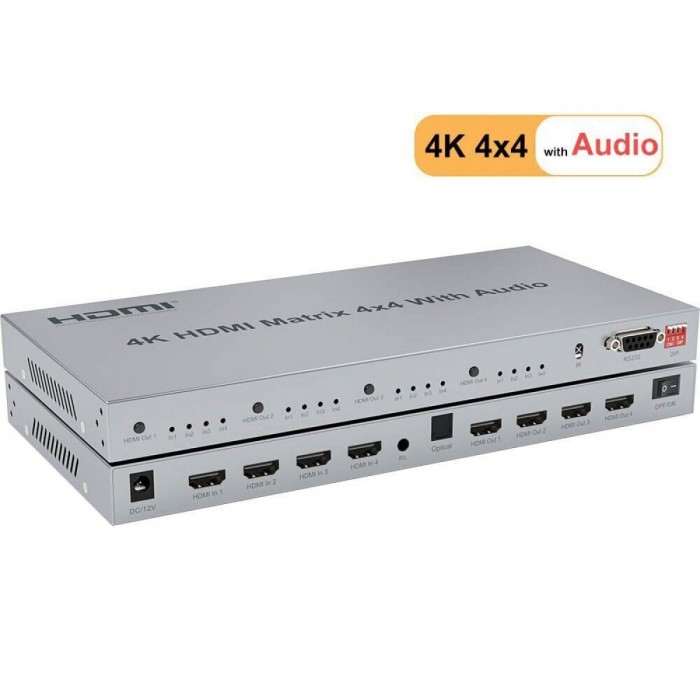 ATC HDMI Matrix 4 In / 4 Out 30Hz ATC HDMI Matrix 4 In / 4 Out 30Hz