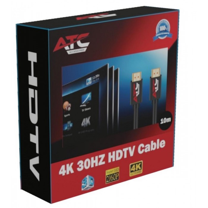 ATC Cable HDMI 2.0V Premium 10m 4K 30HZ ATC Cable HDMI 2.0V Premium 10m 4K 30HZ