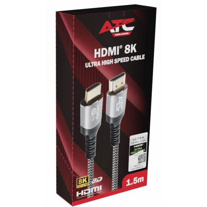 ATC Καλώδιο HDMI 2.1V 8K Premium 60Hz 1,5m