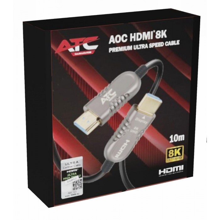 ATC AOC HDMI 2.1V 8K Premium Οπτικό Καλώδιο 10m ATC AOC HDMI 2.1V 8K Premium Οπτικό Καλώδιο 10m