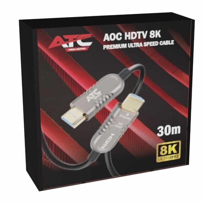 ATC AOC HDTV 2.1V Premium Οπτικό Καλώδιο 8K 30m ATC AOC HDTV 2.1V Premium Οπτικό Καλώδιο 8K 30m
