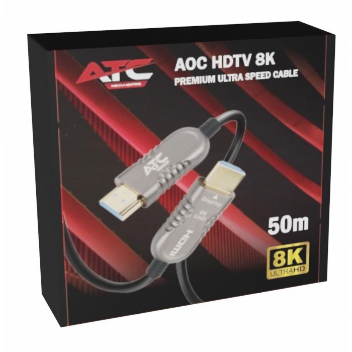 ATC AOC HDTV 2.1V Premium Οπτικό Καλώδιο 8K 50m ATC AOC HDTV 2.1V Premium Οπτικό Καλώδιο 8K 50m
