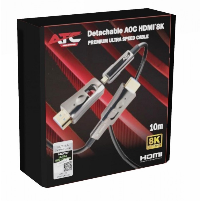 ATC AOC HDMI 2.1V 8K Αποσπώμενο Οπτικό Καλώδιο 10m ATC AOC HDMI 2.1V 8K Αποσπώμενο Οπτικό Καλώδιο 10m
