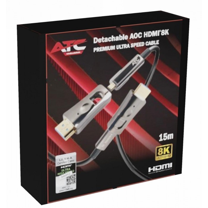 ATC AOC HDMI 2.1V 8K Αποσπώμενο Οπτικό Καλώδιο 15m ATC AOC HDMI 2.1V 8K Αποσπώμενο Οπτικό Καλώδιο 15m
